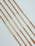 Pack of 6 Beaded Rakhis – Ivory, Champagne or Bronze