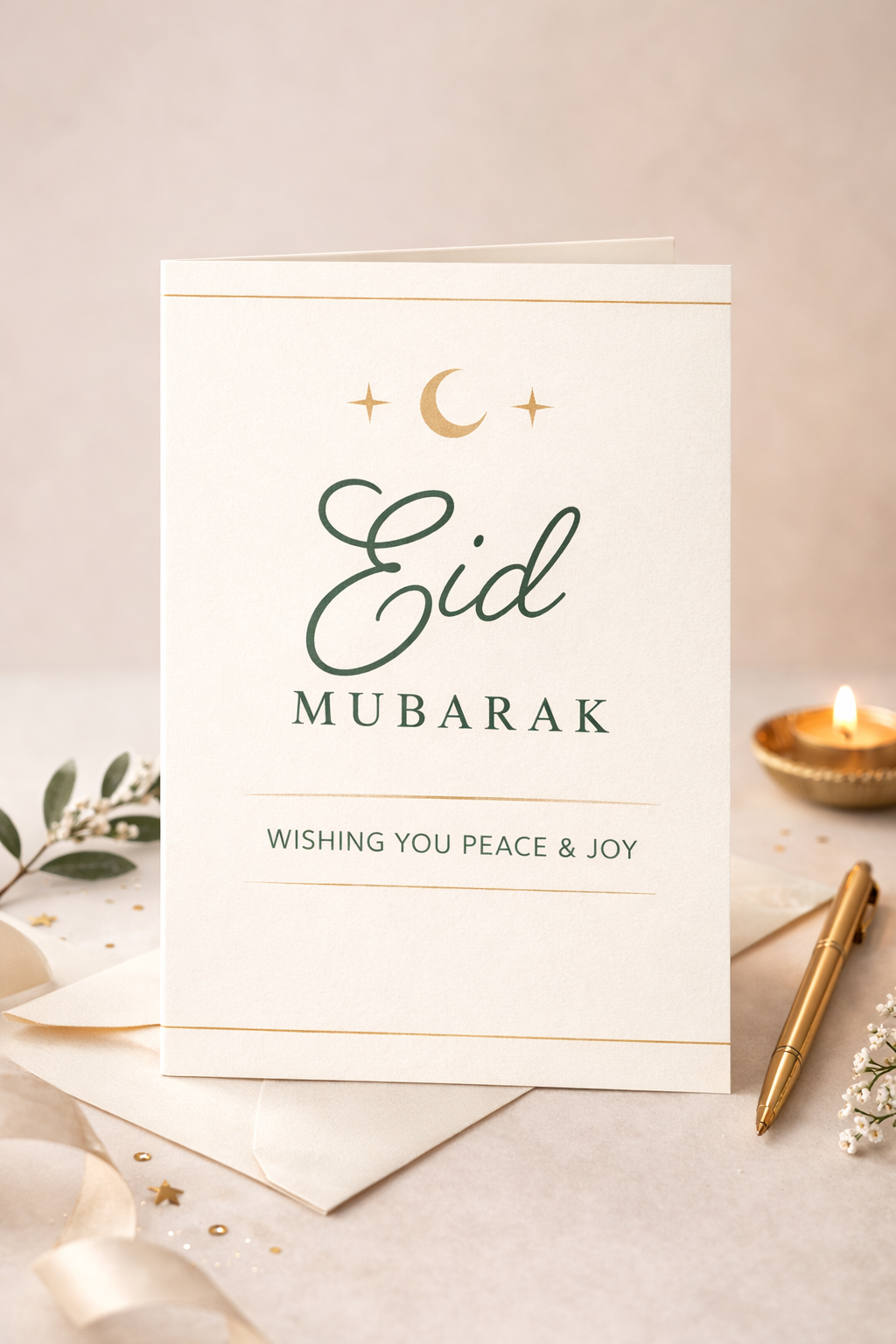 Eid Mubarak Card – Personalise with Your Own Message