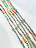 Pack of 6 Rainbow Crystal Rakhis