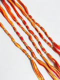 Pack of 6 Traditional Red & Gold Bead Rakhis