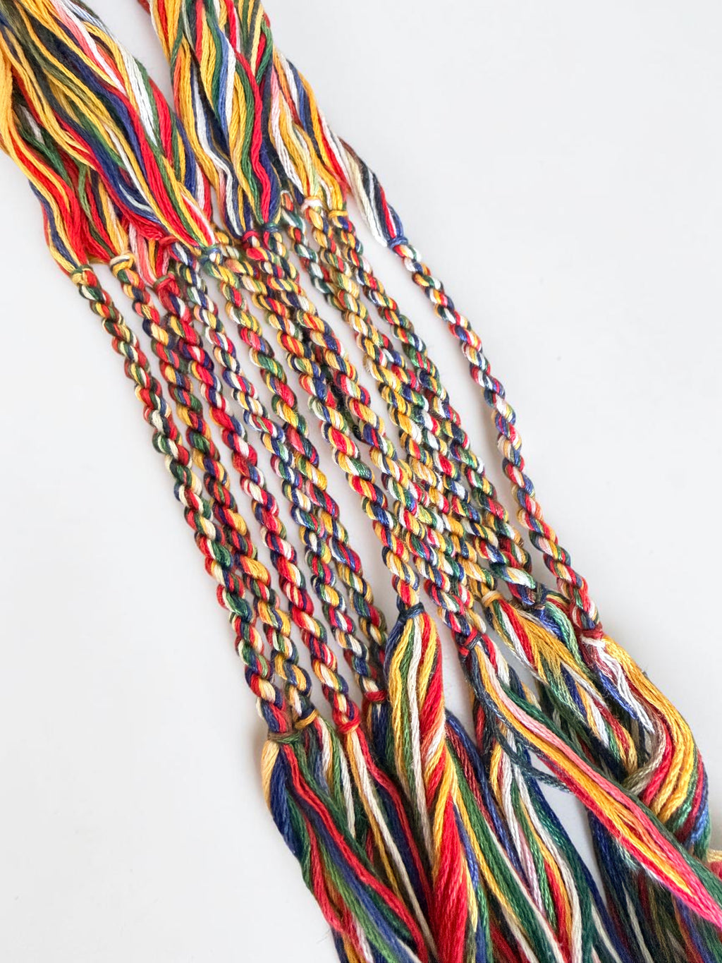 Pack of 6 Multicoloured Braided Thread Rakhis