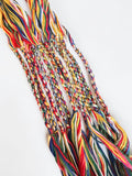Pack of 6 Multicoloured Braided Thread Rakhis